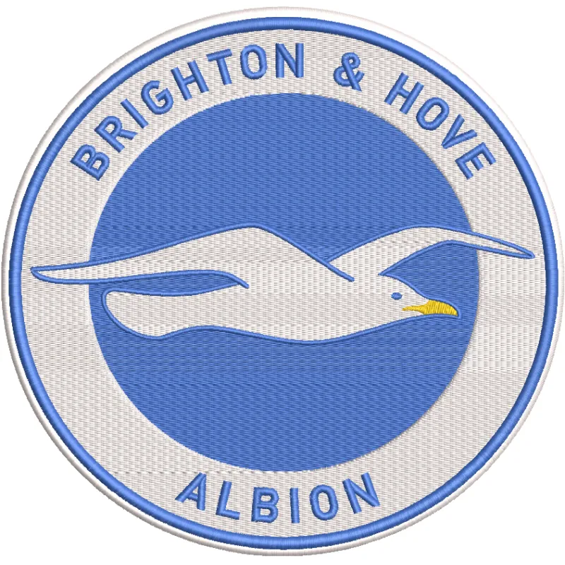 Brighton & Hove Albion F.C logo embroidery design embroidery design