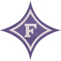 Furman Paladins primary logo embroidery design featuring the iconic Paladins shield and colors on fabric.