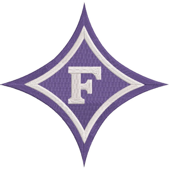 Furman Paladins primary logo embroidery design - Embroidery Design