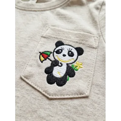 Small Panda free embroidery design