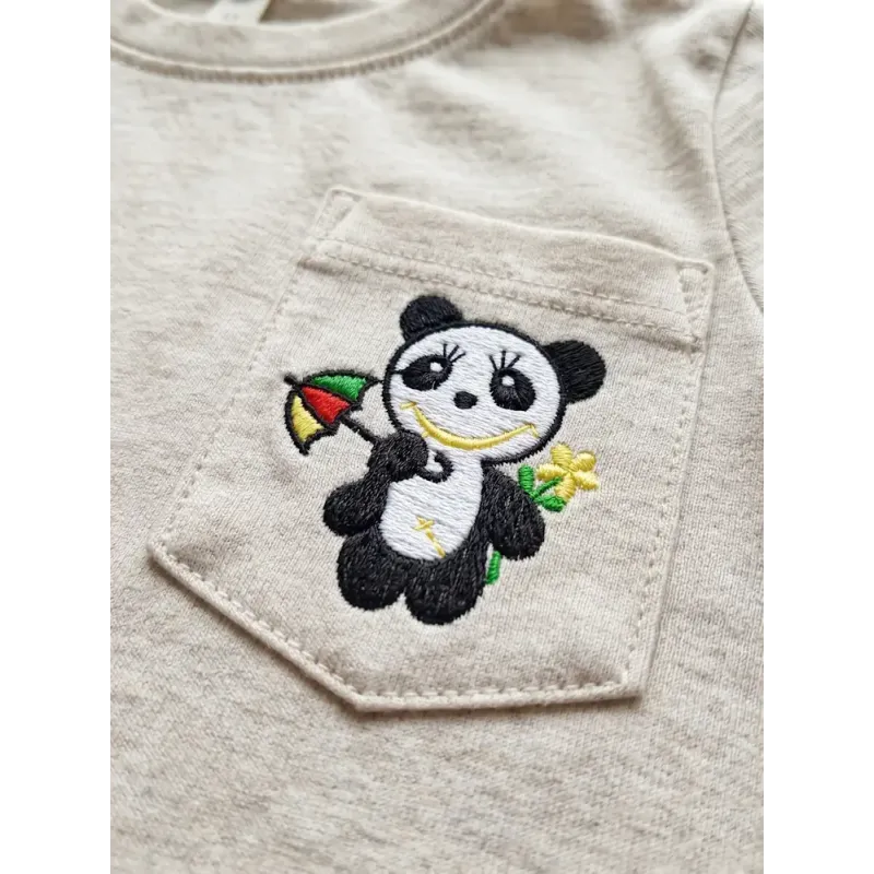 Small Panda free embroidery design