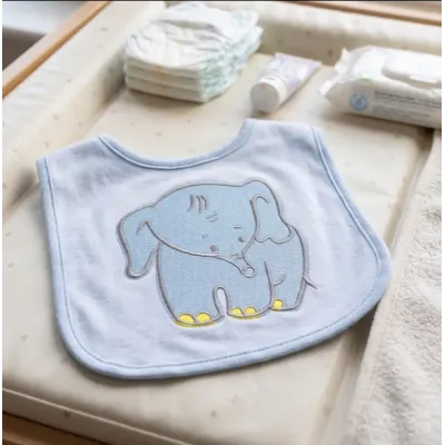Happy baby elephant free machine embroidery design