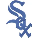 Embroidery design of the Chicago White Sox cap logo from 1990, featuring the iconic team colors and style.