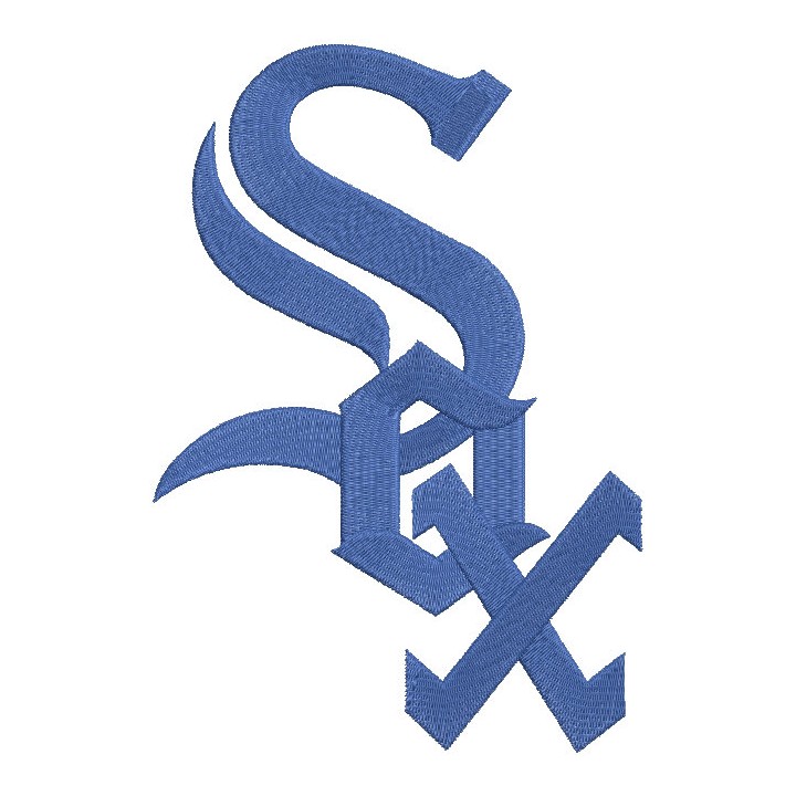 Chicago White Sox cap logo 1990 embroidery design - Embroidery Design