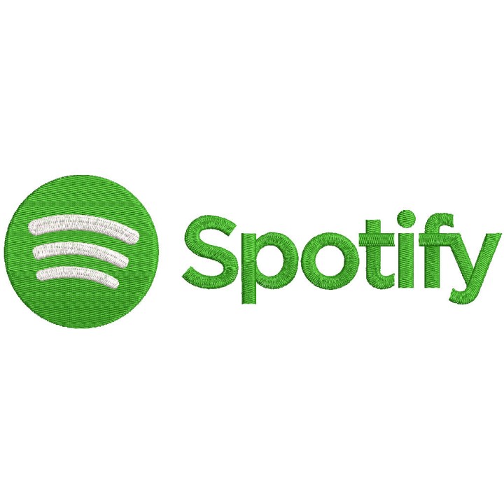 Spotify full logo embroidery design - Embroidery Design