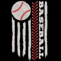 Modern style embroidery design featuring a baseball with intricate stitching details.