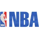 NBA big logo embroidery design featuring a large, detailed team logo on a basketball-themed background.