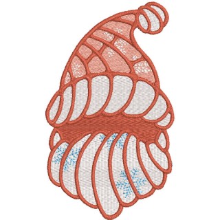 Santa Claus marshmallow embroidery design - Embroidery Design