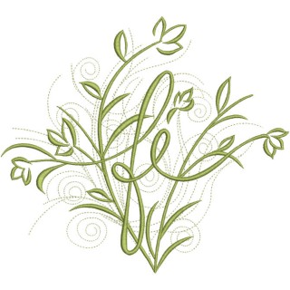 Fe inscription embroidery design - Embroidery Design