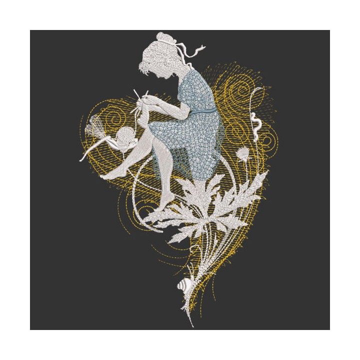 Magic of creativity knitting embroidery design - Embroidery Design