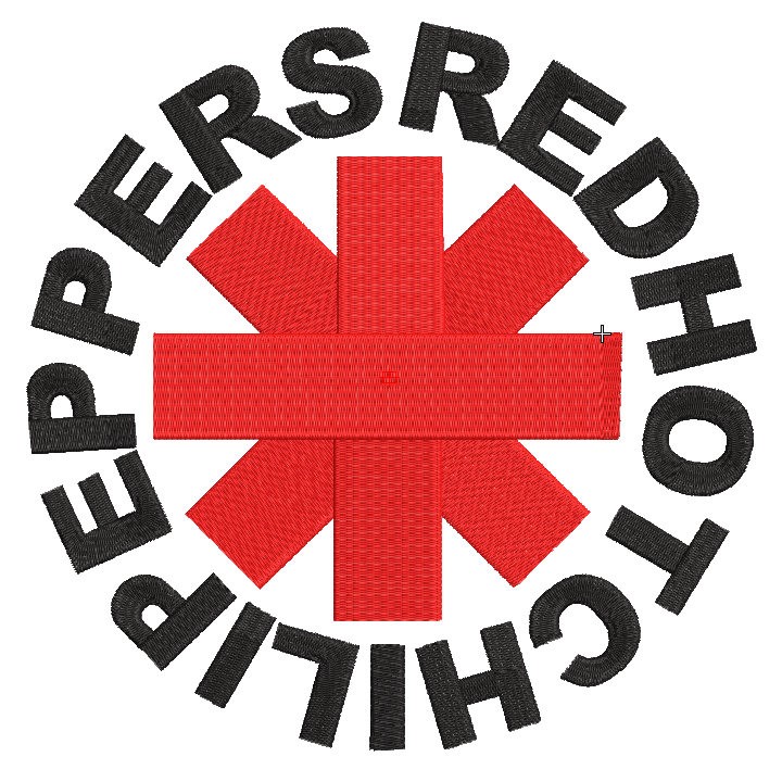 Red Hot Chili Peppers logo embroidery design - Embroidery Design