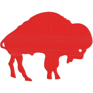 Buffalo Bills red logo embroidery design - Embroidery Design