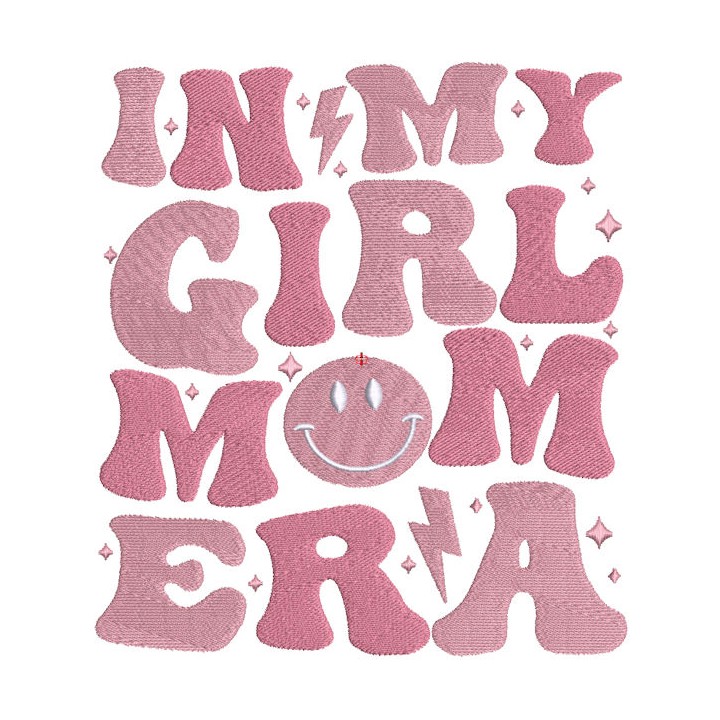 In my girl mom era embroidery design - Embroidery Design