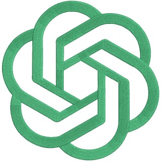 ChatGPT logo embroidery design - Embroidery Design