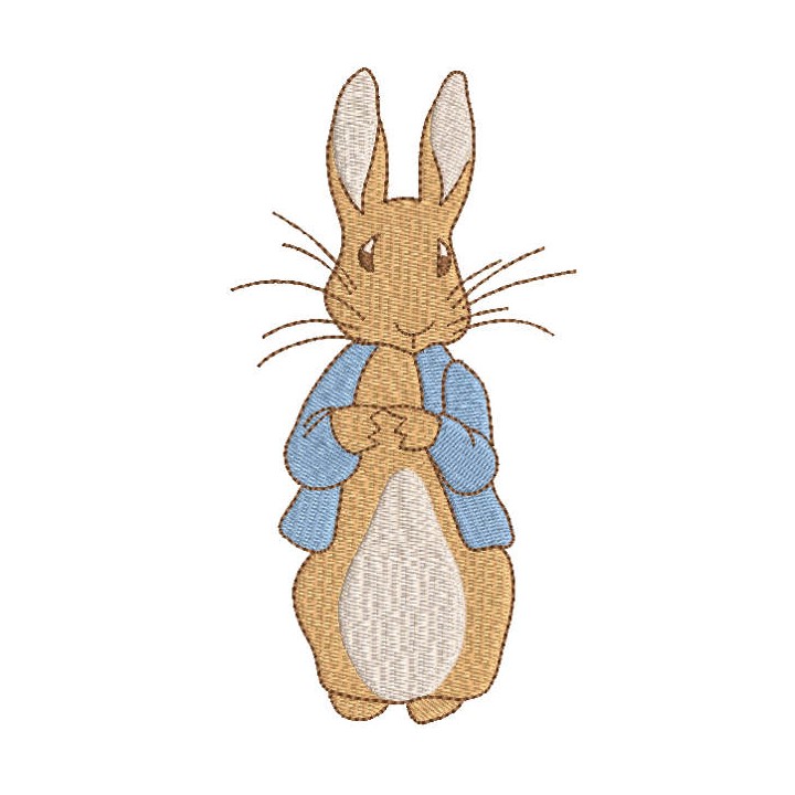Cute Peter Rabbit  embroidery design - Embroidery Design