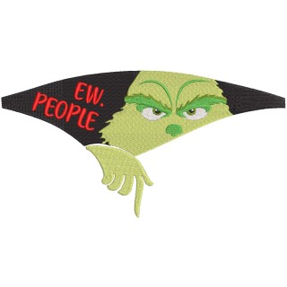 Ew People Grinch embroidery design - Embroidery Design