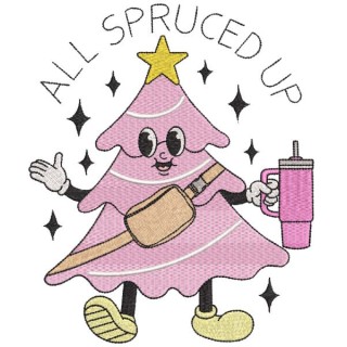 All spruced up embroidery design - Embroidery Design