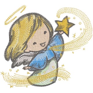 Strictly Come Dancing Angel embroidery design - Embroidery Design