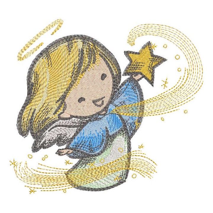 Strictly Come Dancing Angel embroidery design - Embroidery Design