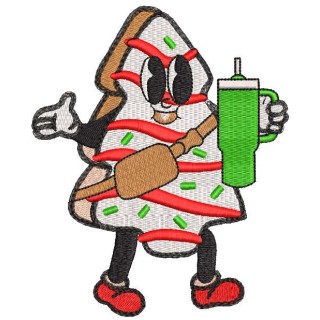 Boojee Stanley Tumbler Inspired Belt embroidery design - Embroidery Design