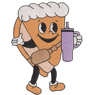 Boojee Pumpkin Pie embroidery design - Embroidery Design