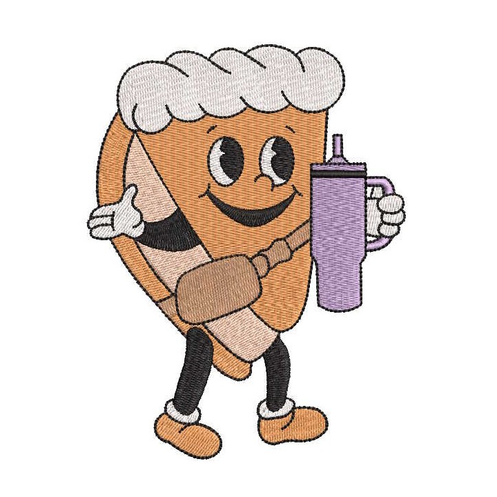 Boojee Pumpkin Pie embroidery design - Embroidery Design