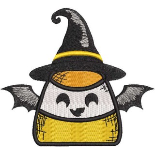 Halloween candy corn embroidery design - Embroidery Design