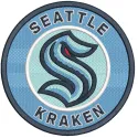 Seattle Kraken Circle Logo embroidery design preview - seattle kraken circle logo embroidery design