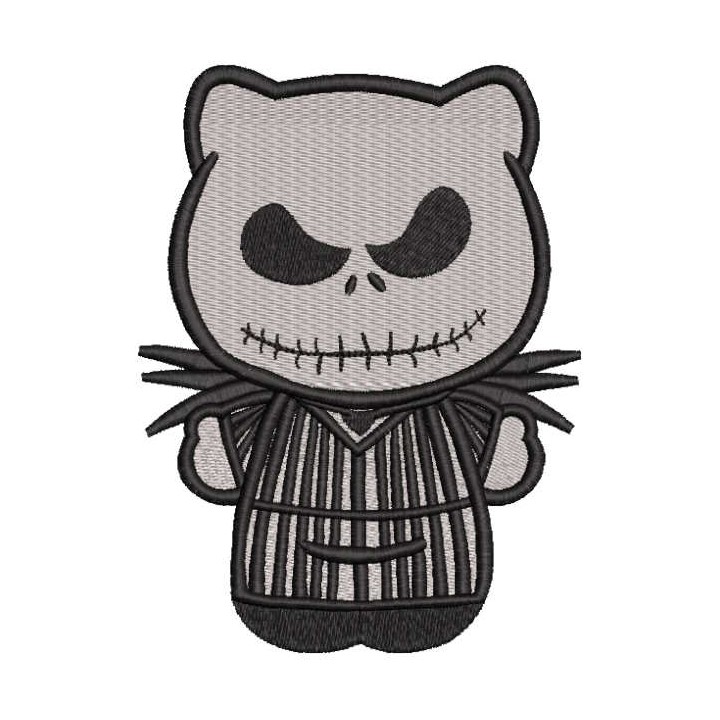 Kitty Jack embroidery design - Embroidery Design