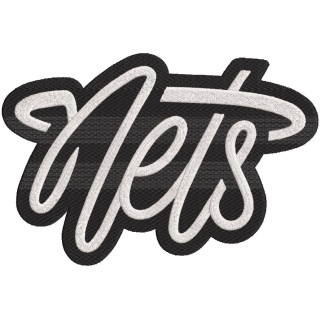 Brooklyn Nets Alternate Logo 2022 embroidery design - Embroidery Design