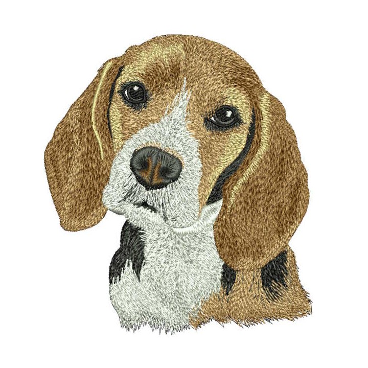 American Beagle embroidery design - Embroidery Design