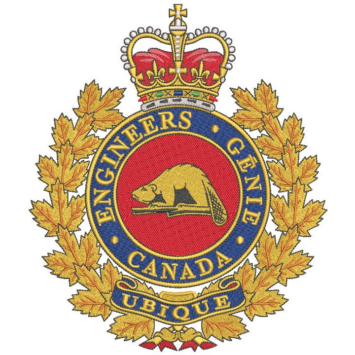 Canadian Military Engineers embroidery design - Embroidery Design