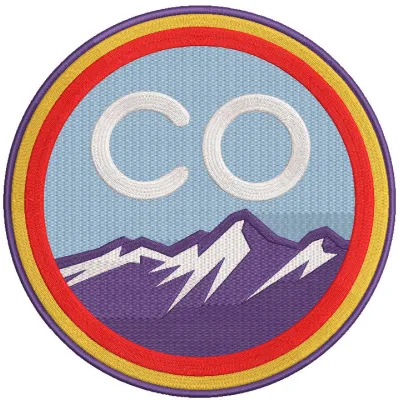 Colorado Rockies City Connect cap logo embroidery design preview. Filename: colorado rockies city connect cap logo embroider…