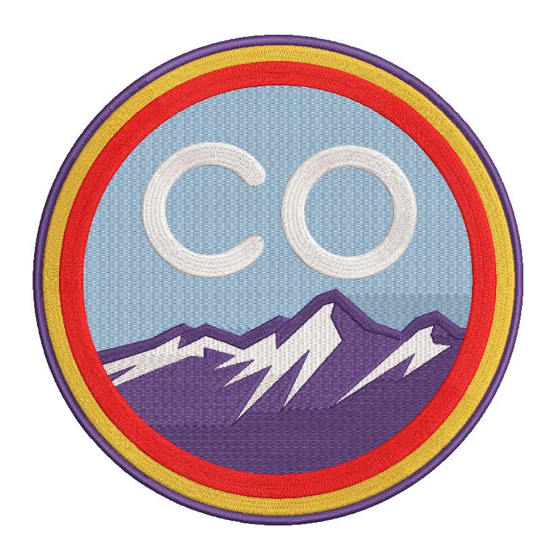Colorado Rockies City Connect cap logo embroidery design preview. Filename: colorado rockies city connect cap logo embroider…