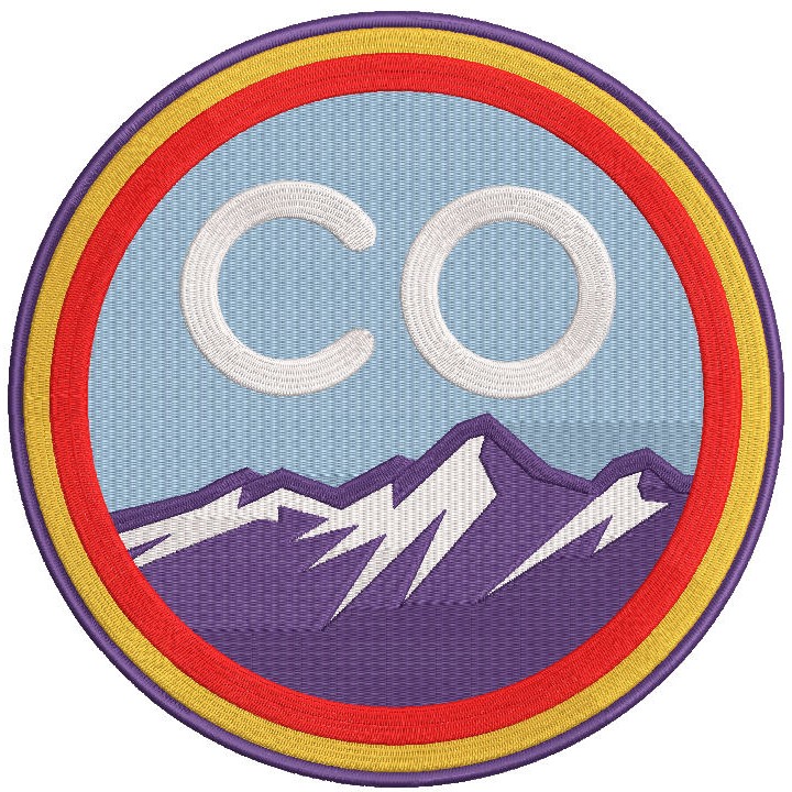 Colorado Rockies City Connect cap logo embroidery design - Embroidery Design