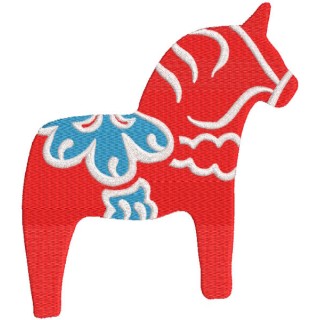Dala Horse embroidery design - Embroidery Design