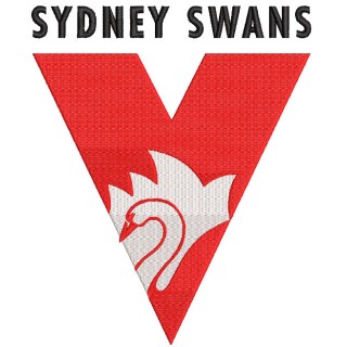 Sydney Swans Alternative Logo embroidery design - Embroidery Design