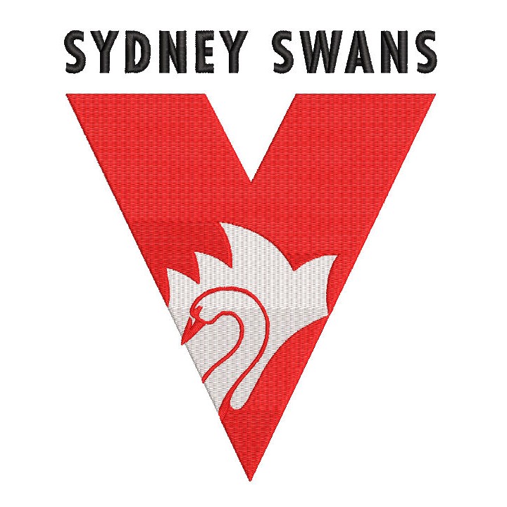 Sydney Swans Alternative Logo embroidery design - Embroidery Design