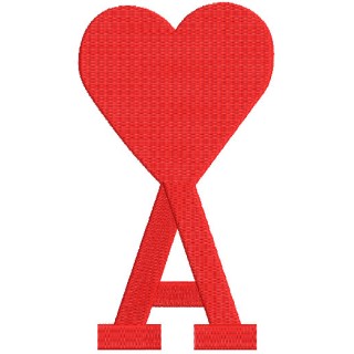 Ami Paris logo embroidery design - Embroidery Design