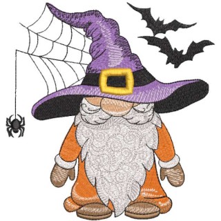 Halloween Gnome embroidery design - Embroidery Design