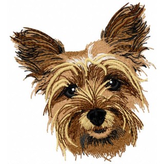 Yorkshire Terrier Dog embroidery design - Embroidery Design