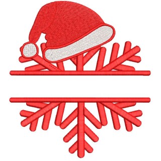 Christmas split embroidery design - Embroidery Design