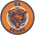 Chicago Da Bears Logo embroidery design preview showcasing vibrant details and clean edges. Filename: chicago da bears logo …