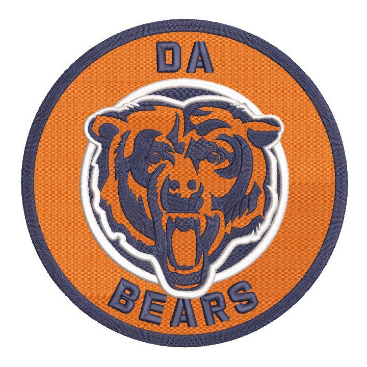 Chicago Da Bears Logo embroidery design - Embroidery Design
