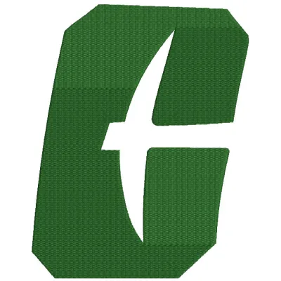 Charlotte 49ers primary logo 2020 embroidery design preview. Filename: charlotte 49ers primary logo 2020 embroidery design.