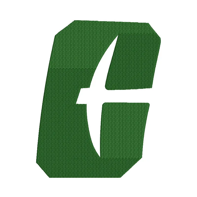 Charlotte 49ers primary logo 2020 embroidery design preview. Filename: charlotte 49ers primary logo 2020 embroidery design.