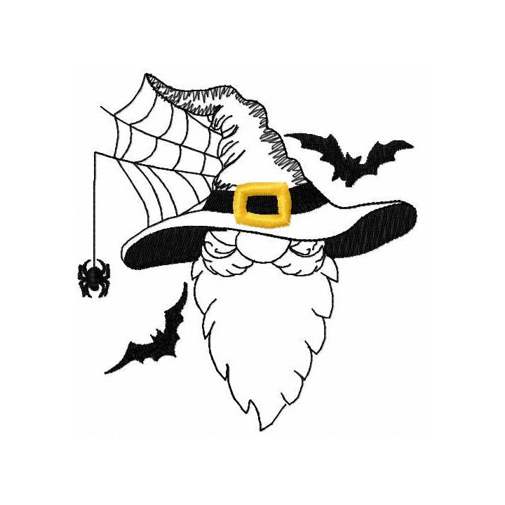 Halloween Dwarf embroidery design - Embroidery Design