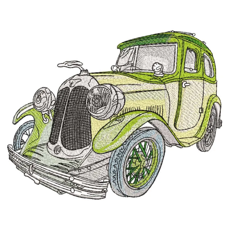 Austin Seven Swallow embroidery design preview showcasing intricate details and vibrant colors. Filename: austin seven swall…