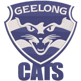 Geelong Football Club Logo embroidery design - Embroidery Design