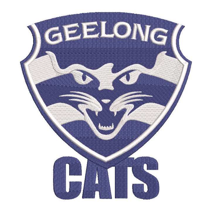 Geelong Football Club Logo embroidery design - Embroidery Design